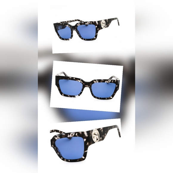 NWT, Longchamp LO735S Grey Havana/Blue, Size55X18X140 - Picture 4 of 4